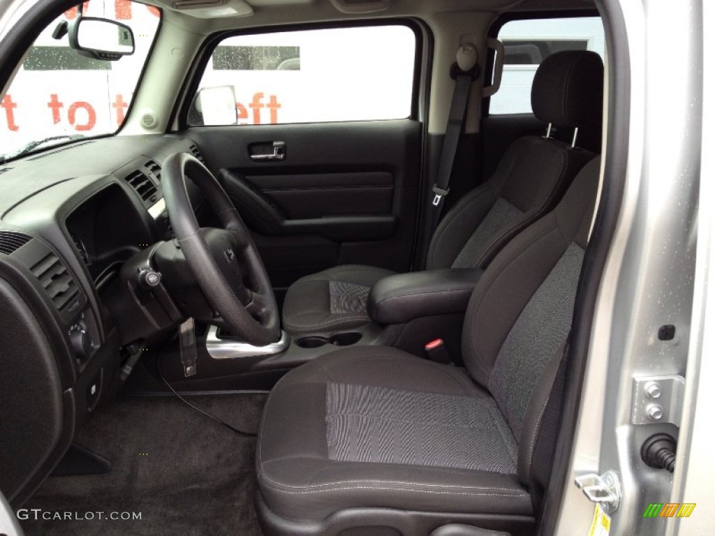 Ebony Interior 2010 Hummer H3 Standard H3 Model Photo #69386452