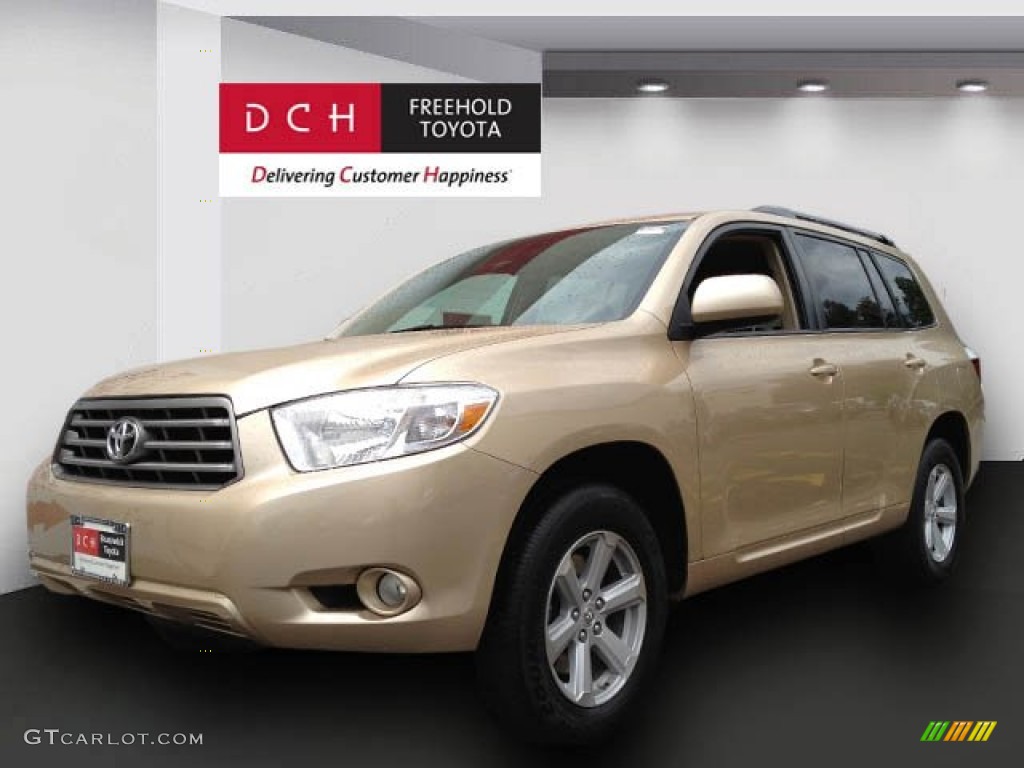 2010 Highlander SE 4WD - Sandy Beach Metallic / Sand Beige photo #1