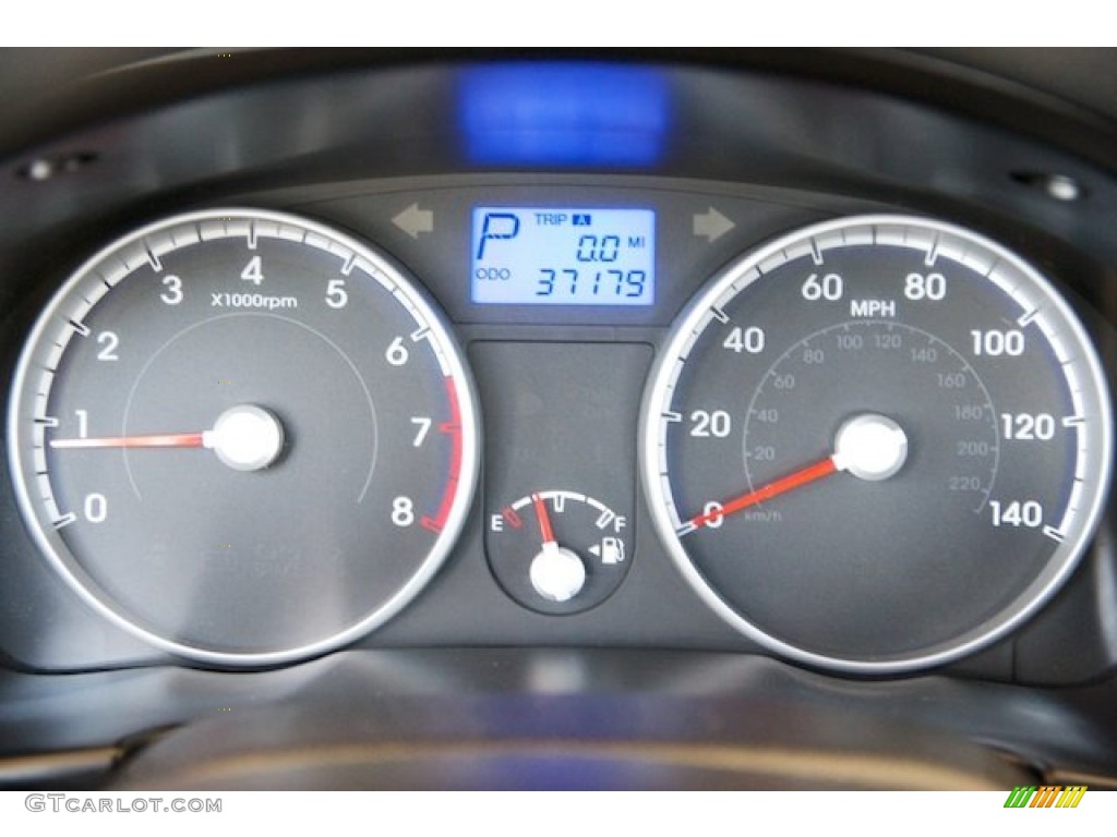 2011 Accent GLS 4 Door - Charcoal Gray / Gray photo #23