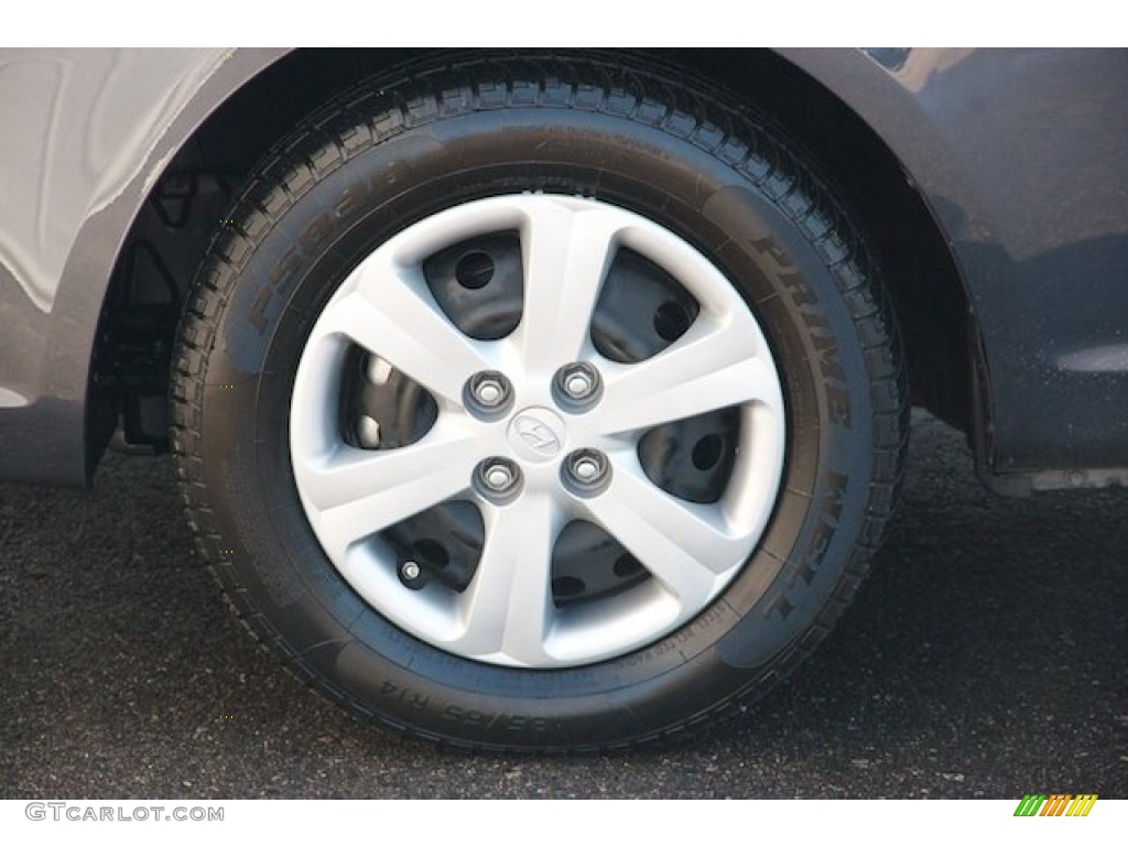 2011 Accent GLS 4 Door - Charcoal Gray / Gray photo #31