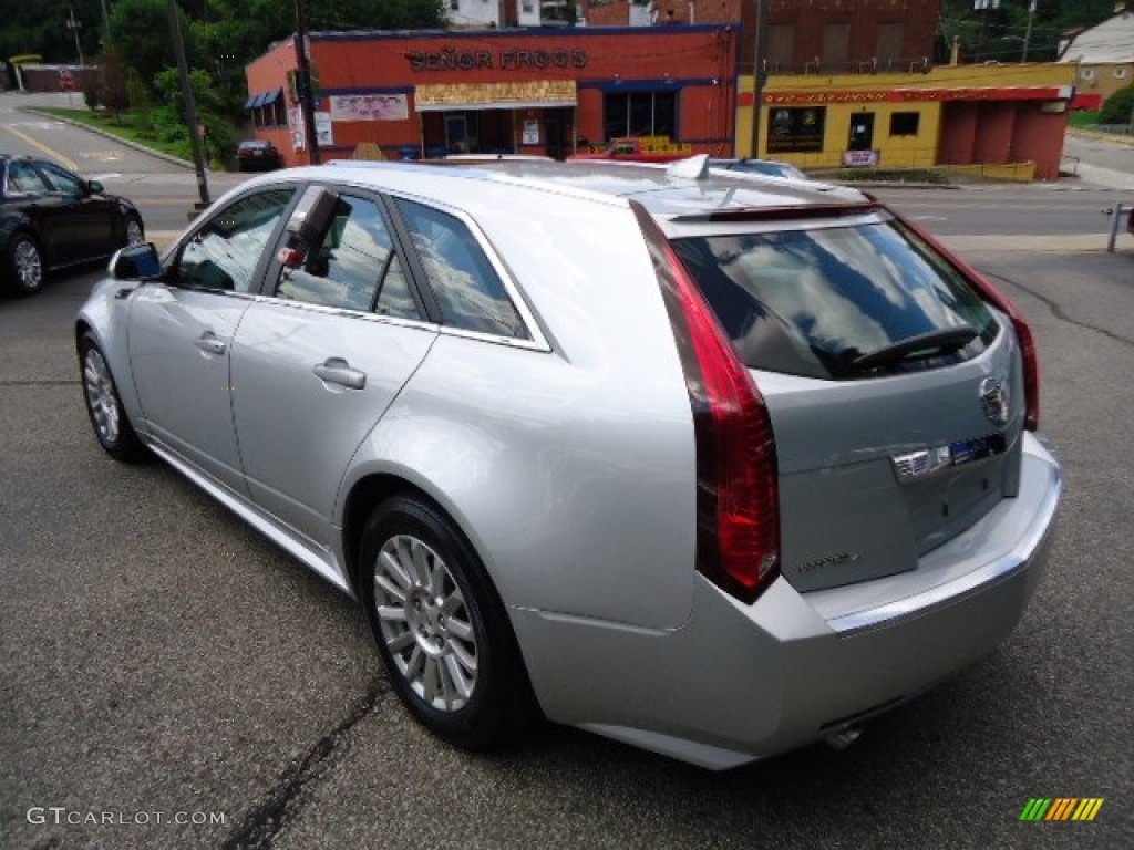 Radiant Silver Metallic 2010 Cadillac CTS 4 3.0 AWD Sport Wagon Exterior Photo #69387559
