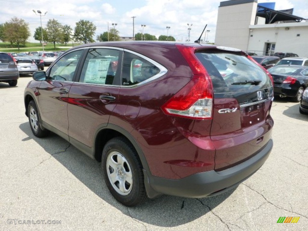 2012 CR-V LX 4WD - Basque Red Pearl II / Gray photo #2