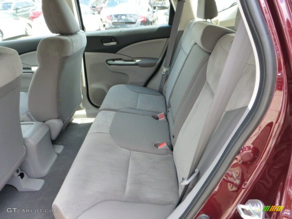 2012 CR-V LX 4WD - Basque Red Pearl II / Gray photo #11