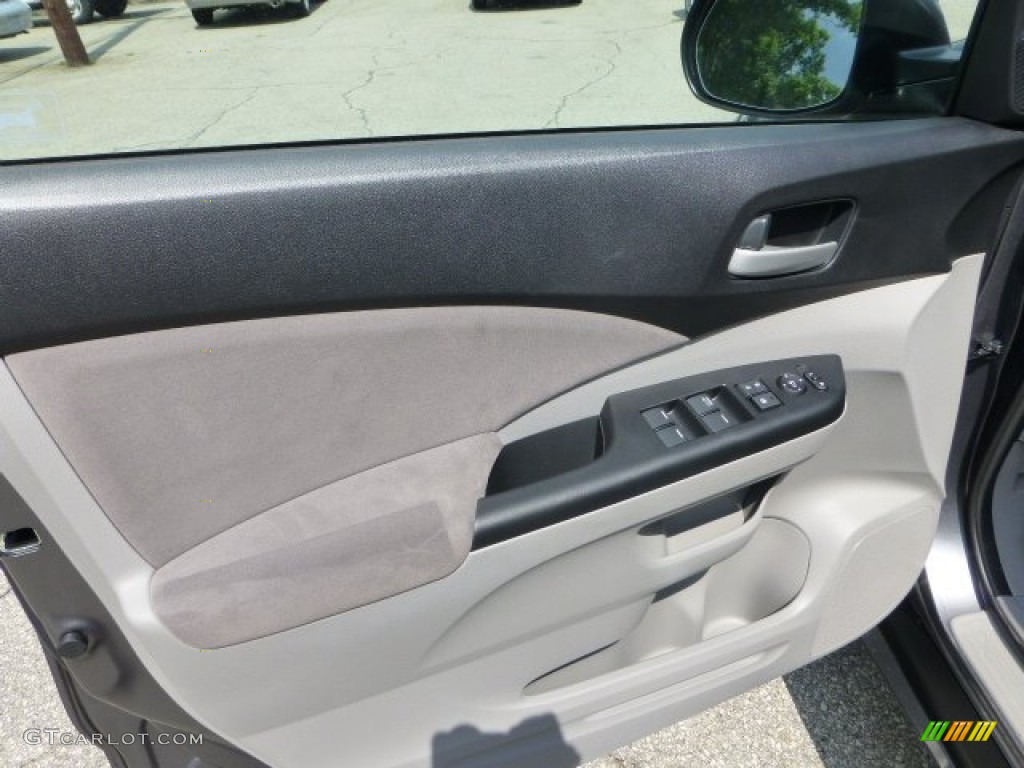 2012 CR-V EX 4WD - Polished Metal Metallic / Gray photo #14