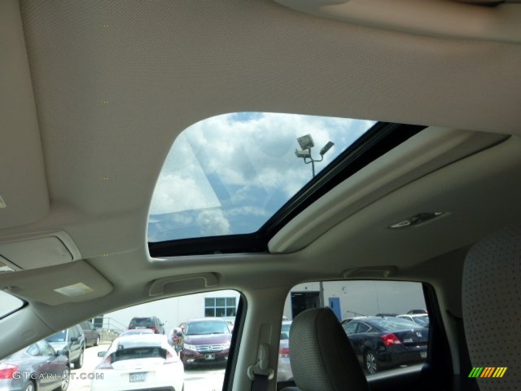 2012 CR-V EX 4WD - Polished Metal Metallic / Gray photo #15