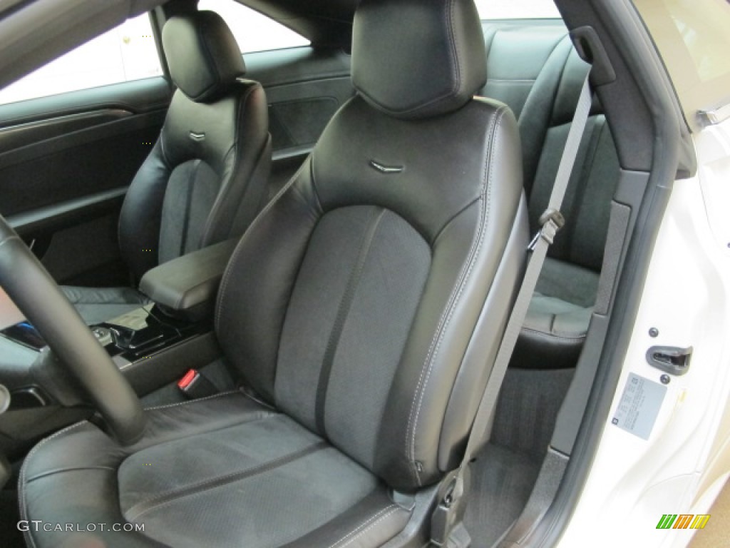 2012 CTS -V Coupe - White Diamond Tricoat / Ebony/Ebony photo #17