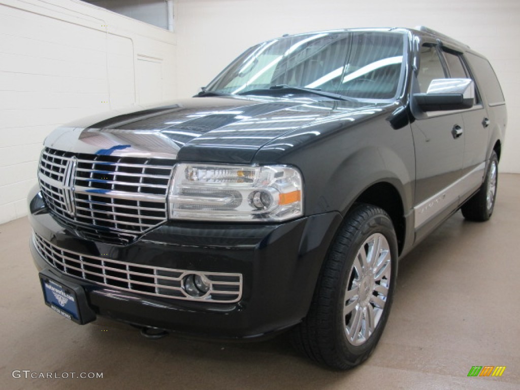 2008 Navigator L Elite 4x4 - Black / Charcoal Black photo #4