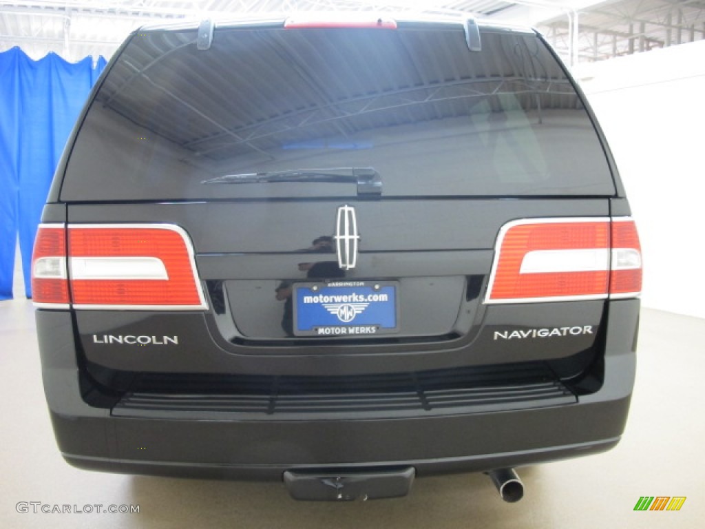 2008 Navigator L Elite 4x4 - Black / Charcoal Black photo #7