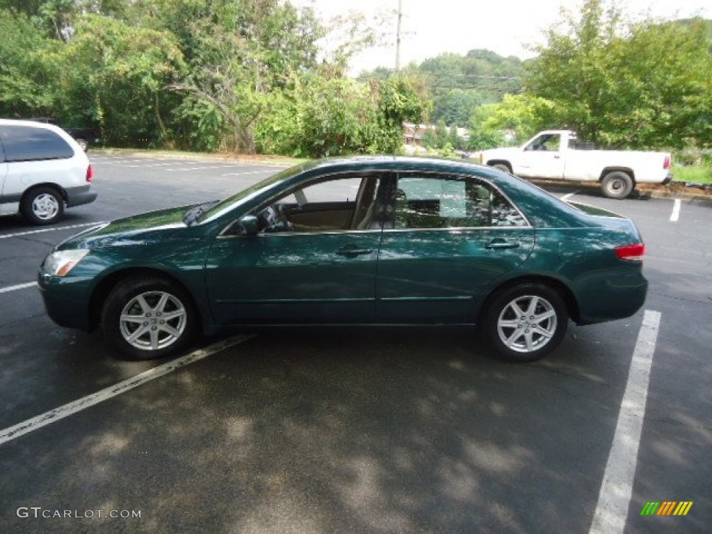 2003 Accord EX V6 Sedan - Noble Green Pearl / Ivory photo #4