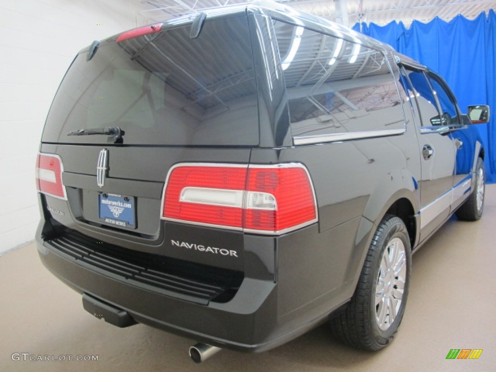 2008 Navigator L Elite 4x4 - Black / Charcoal Black photo #9