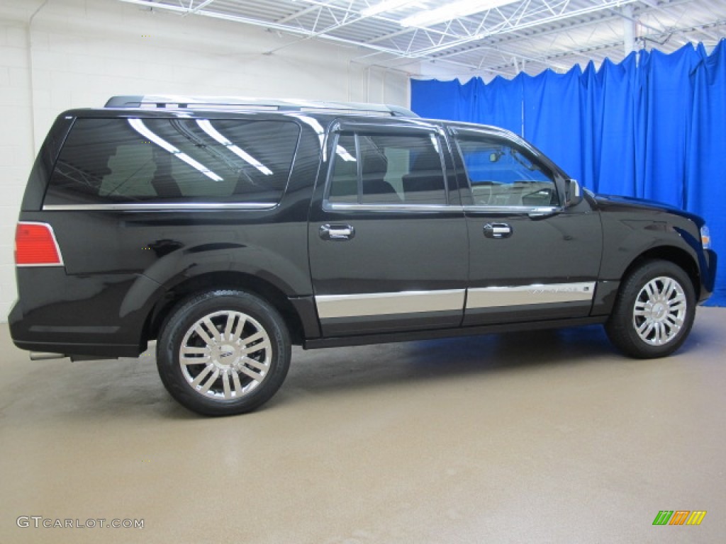 2008 Navigator L Elite 4x4 - Black / Charcoal Black photo #10