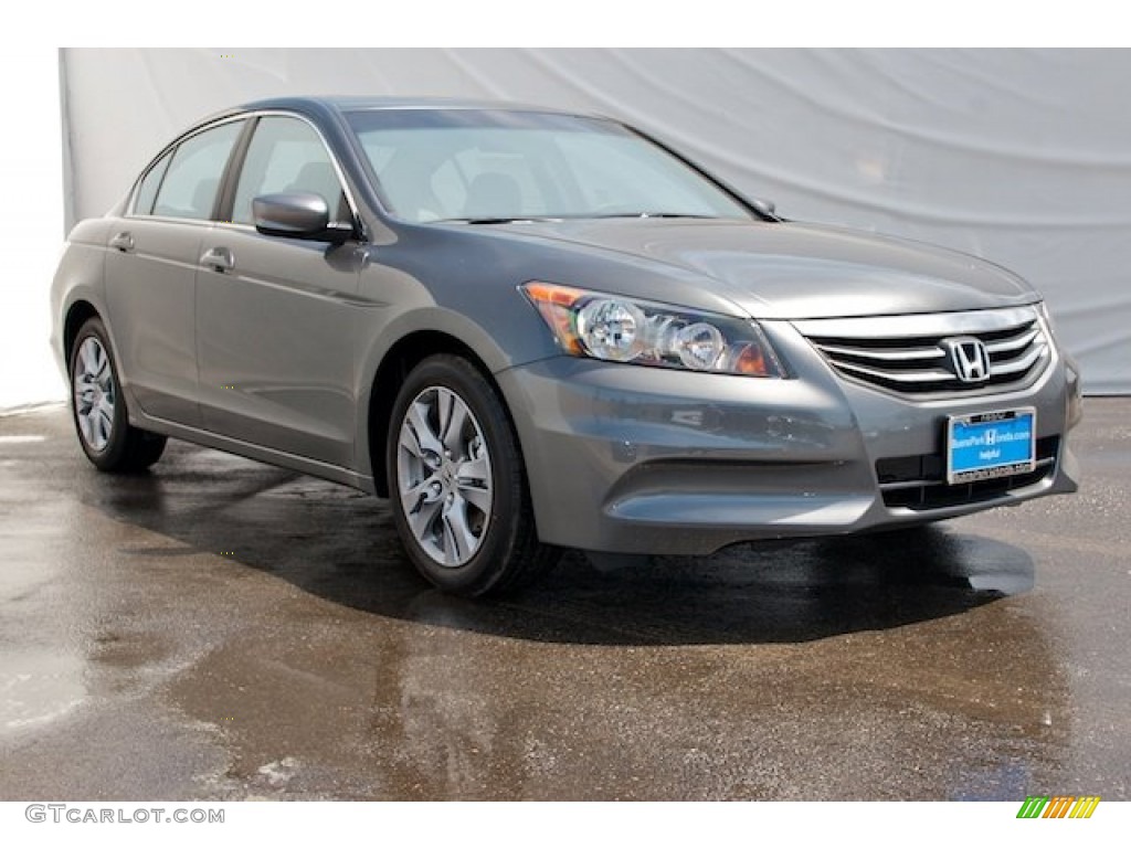 2012 Accord SE Sedan - Polished Metal Metallic / Black photo #1