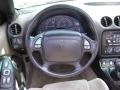 2000 Pontiac Firebird Taupe Interior Steering Wheel Photo