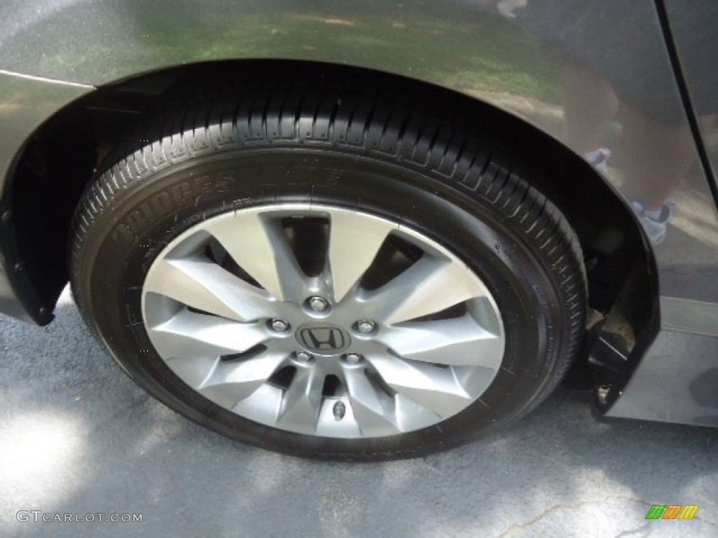 2010 Civic EX Sedan - Polished Metal Metallic / Gray photo #30