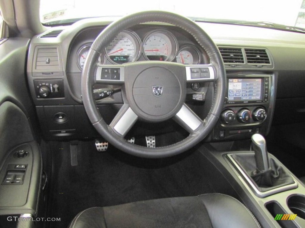 2009 Dodge Challenger SRT8 Dark Slate Gray Dashboard Photo #69390505