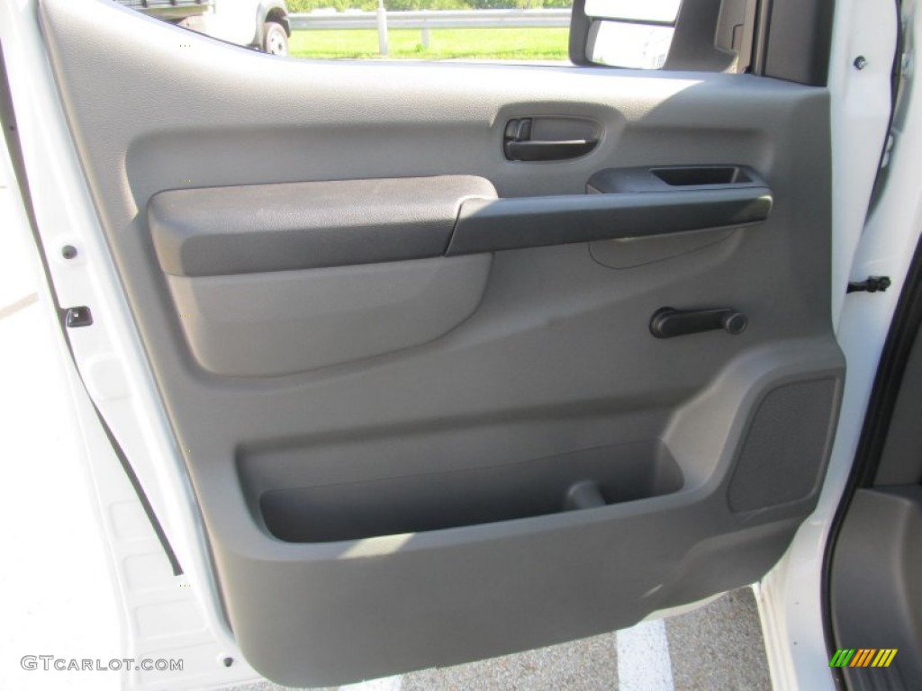 2012 Nissan NV 2500 HD S High Roof Charcoal Door Panel Photo #69390781