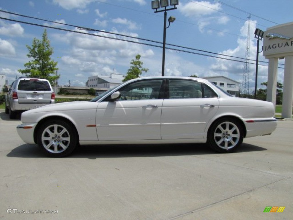 White Onyx 2004 Jaguar XJ XJ8 Exterior Photo #69390838