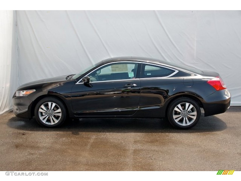Crystal Black Pearl 2012 Honda Accord EX Coupe Exterior Photo #69390946