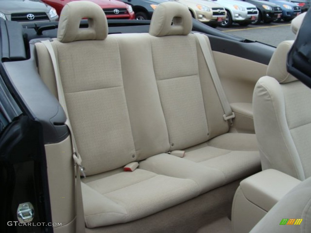 2008 Toyota Solara SE V6 Convertible Rear Seat Photo #69391327
