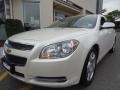 White Diamond Tricoat - Malibu LT Sedan Photo No. 1