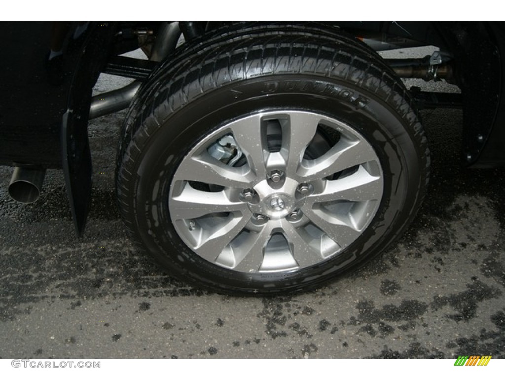 2012 Tundra Platinum CrewMax 4x4 - Black / Black photo #10