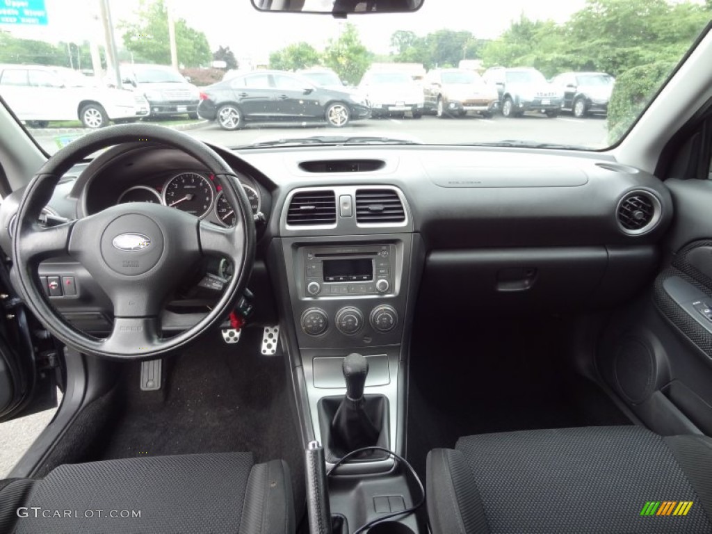 2005 Subaru Impreza WRX Wagon Black Dashboard Photo #69393664