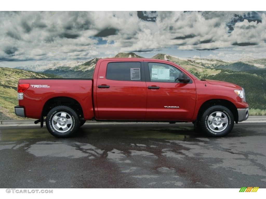 2012 Tundra SR5 TRD CrewMax 4x4 - Barcelona Red Metallic / Graphite photo #2