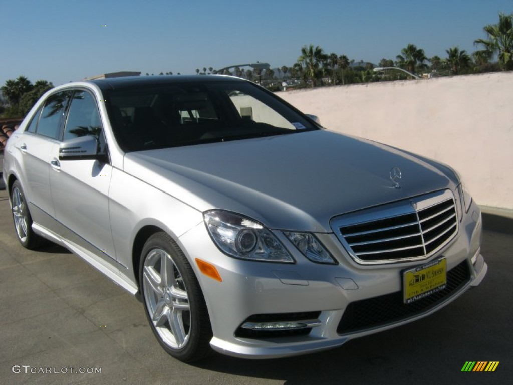 2013 E 350 Sedan - Iridium Silver Metallic / Black photo #1