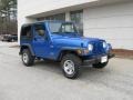 2003 Intense Blue Pearl Jeep Wrangler X 4x4  photo #1