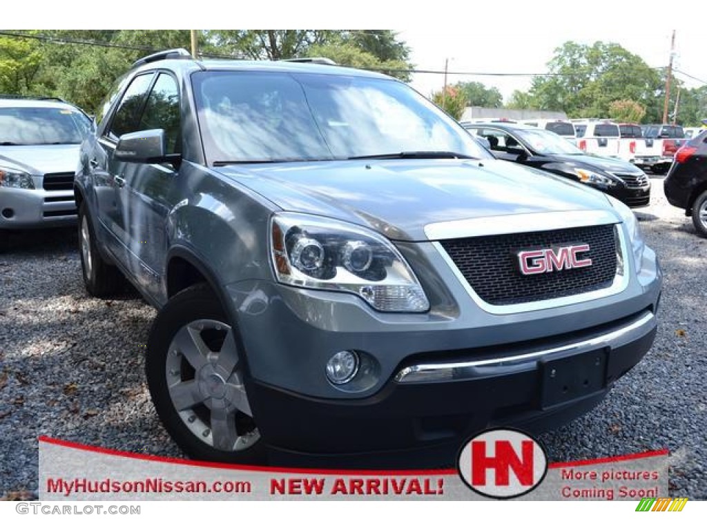 2008 Acadia SLT AWD - Platinum Ice Tricoat / Light Titanium photo #1