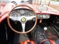 1963 Ferrari 250 GTE Black Interior Steering Wheel Photo