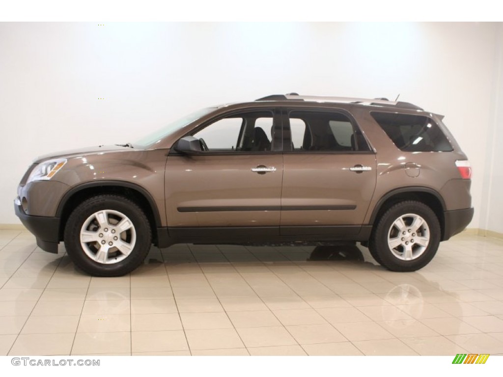 Medium Brown Metallic 2010 GMC Acadia SL AWD Exterior Photo #69397783