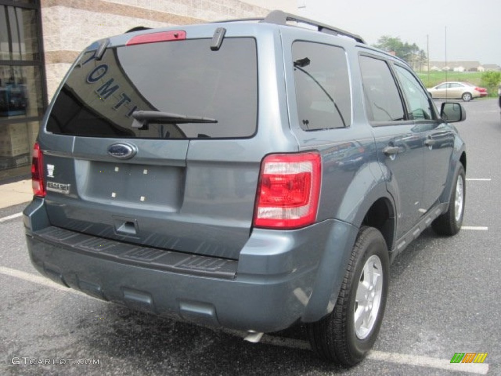 2010 Escape XLT - Steel Blue Metallic / Charcoal Black photo #8