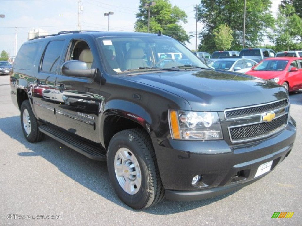 Black 2013 Chevrolet Suburban LT 4x4 Exterior Photo #69397978