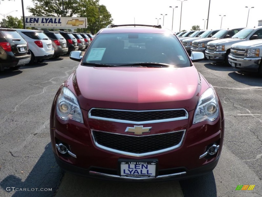 2010 Equinox LTZ AWD - Cardinal Red Metallic / Jet Black photo #3