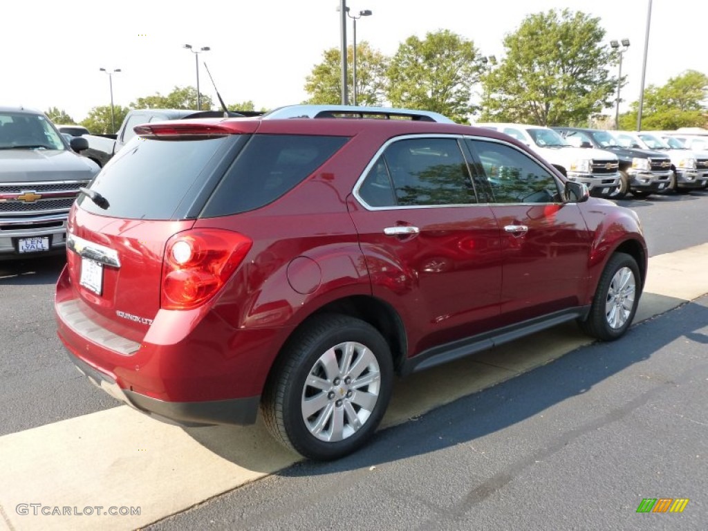 2010 Equinox LTZ AWD - Cardinal Red Metallic / Jet Black photo #4