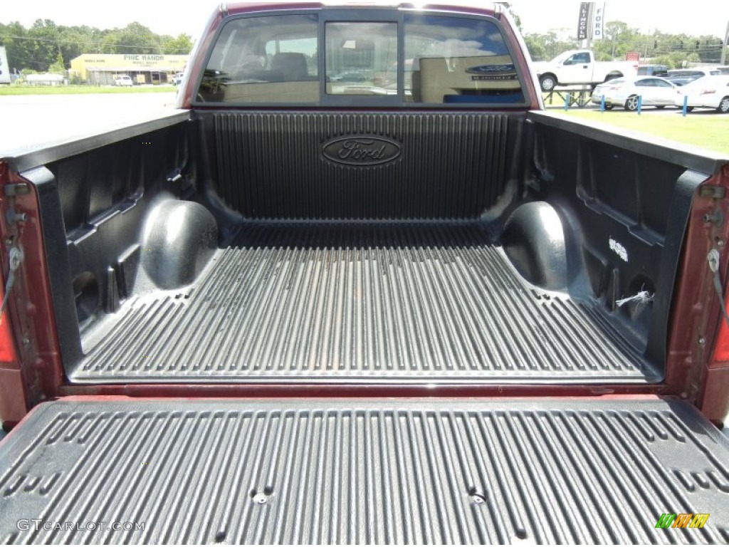 2005 F150 Lariat SuperCrew - Dark Toreador Red Metallic / Tan photo #23