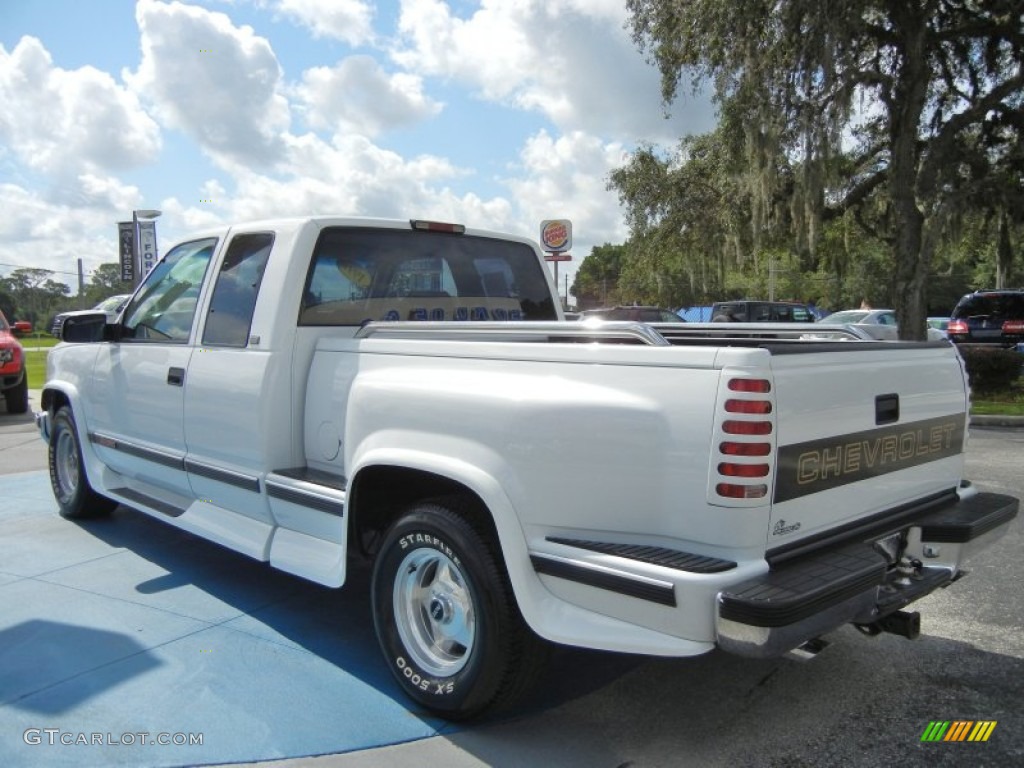1997 C/K C1500 Silverado Extended Cab - Olympic White / Neutral Shale photo #3