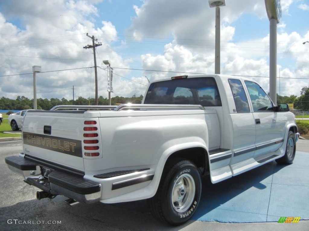 1997 C/K C1500 Silverado Extended Cab - Olympic White / Neutral Shale photo #5
