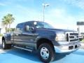 2006 Medium Wedgewood Blue Metallic Ford F350 Super Duty Lariat Crew Cab 4x4 Dually  photo #7