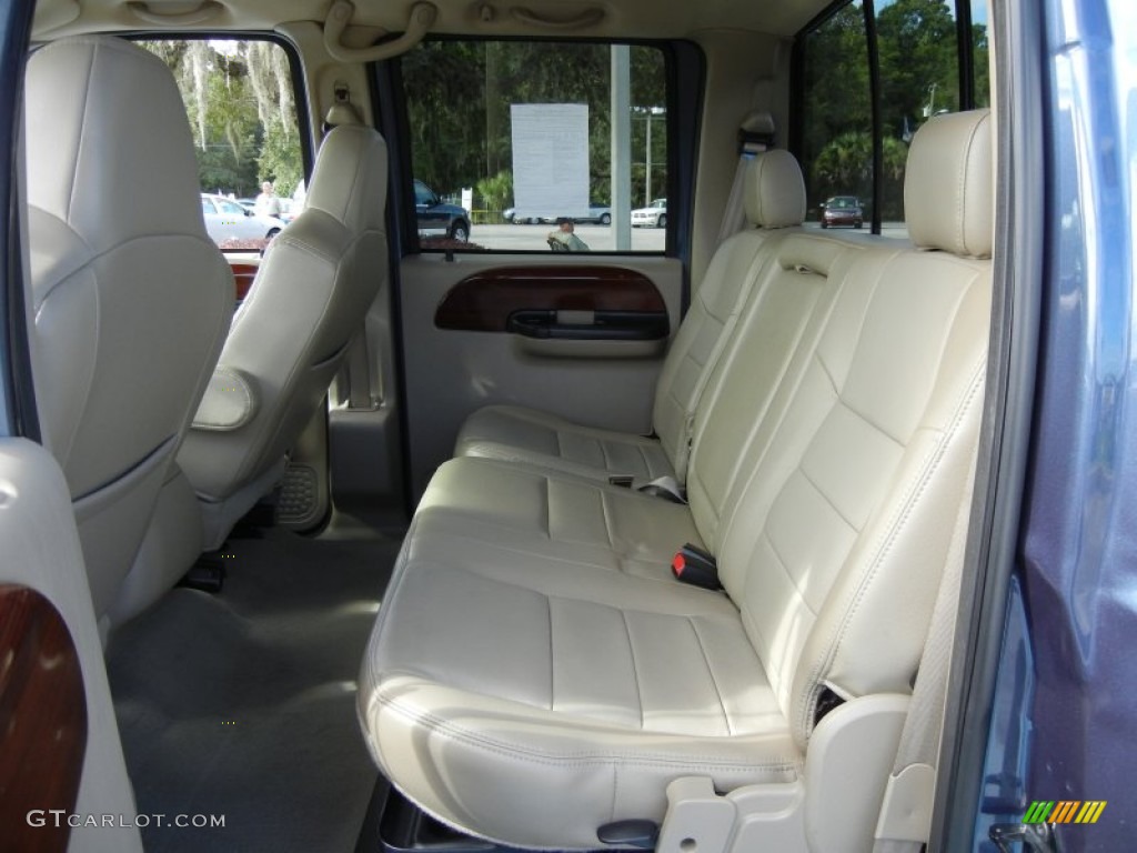 Tan Interior 2006 Ford F350 Super Duty Lariat Crew Cab 4x4 Dually Photo #69400612