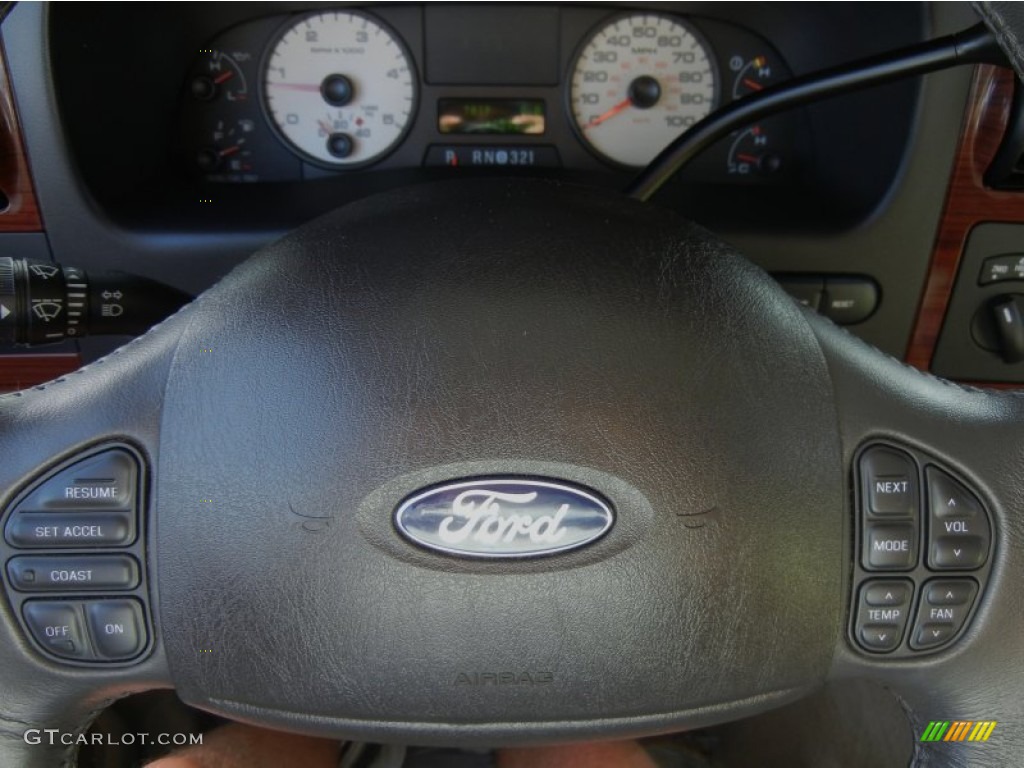 2006 F350 Super Duty Lariat Crew Cab 4x4 Dually - Medium Wedgewood Blue Metallic / Tan photo #25