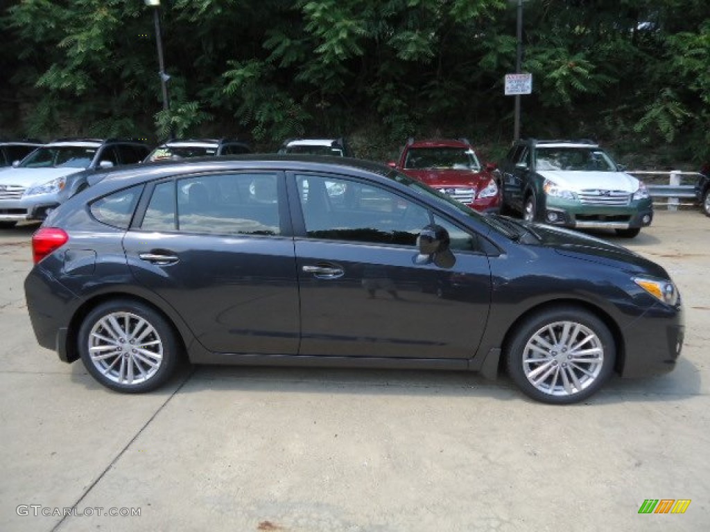 Dark Gray Metallic 2012 Subaru Impreza 2.0i Limited 5 Door Exterior Photo #69401656