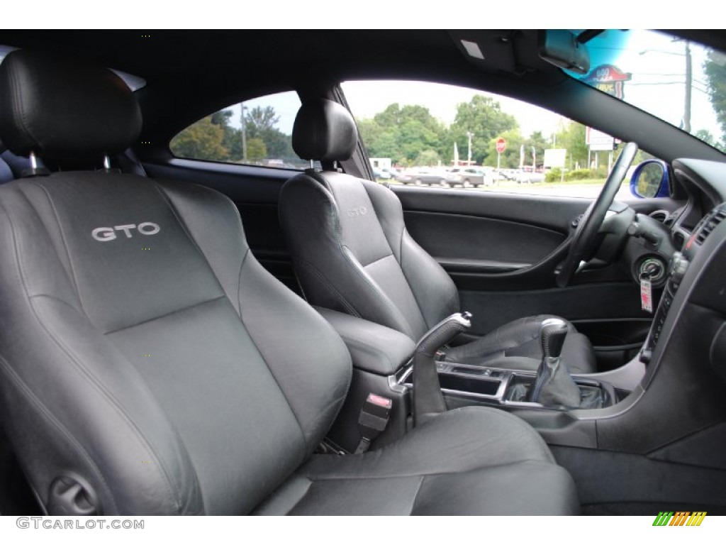 2004 GTO Coupe - Impulse Blue Metallic / Black photo #9