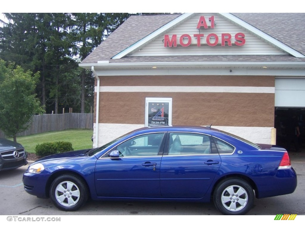 2007 Impala LT - Laser Blue Metallic / Gray photo #6