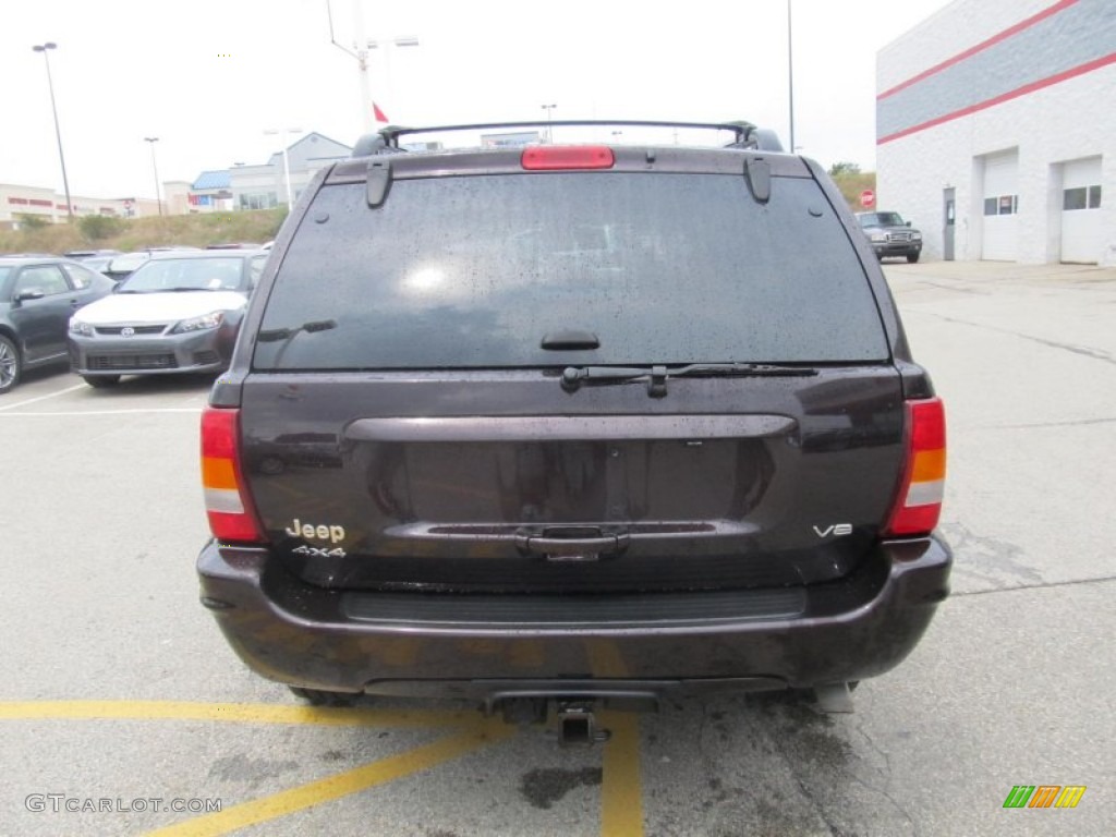 2004 Grand Cherokee Limited 4x4 - Deep Lava Red Metallic / Dark Slate Gray photo #4