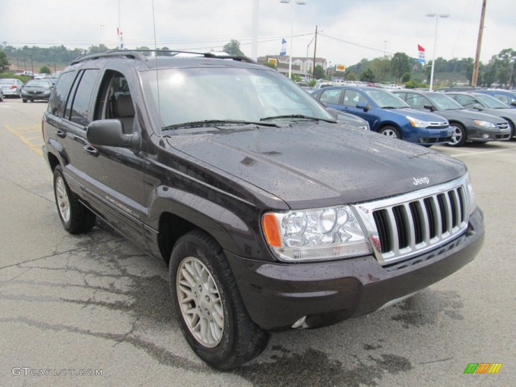 2004 Grand Cherokee Limited 4x4 - Deep Lava Red Metallic / Dark Slate Gray photo #7