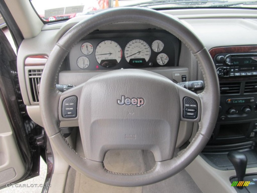 2004 Grand Cherokee Limited 4x4 - Deep Lava Red Metallic / Dark Slate Gray photo #14