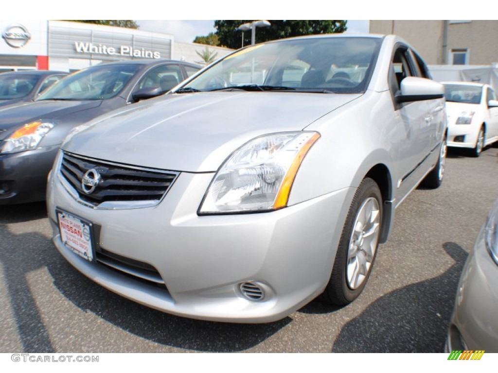 2010 Sentra 2.0 - Brilliant Silver Metallic / Charcoal photo #1