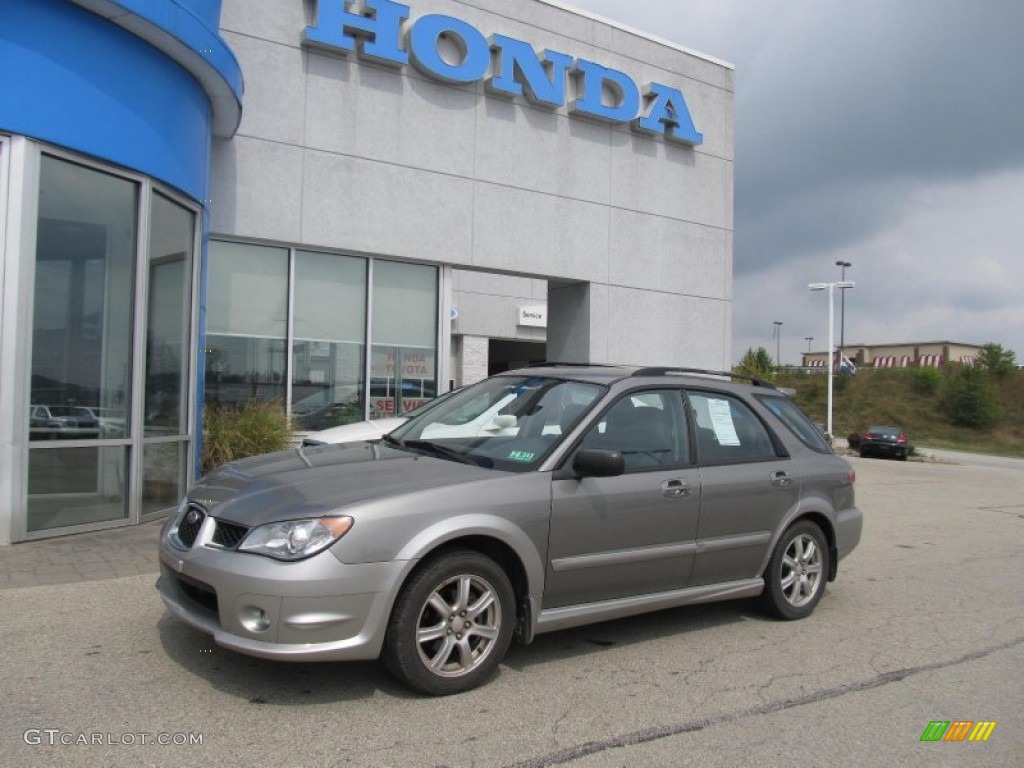 2006 Impreza Outback Sport Wagon - Steel Gray Metallic / Graphite Gray photo #1